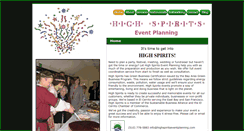 Desktop Screenshot of highspiritseventplanning.com